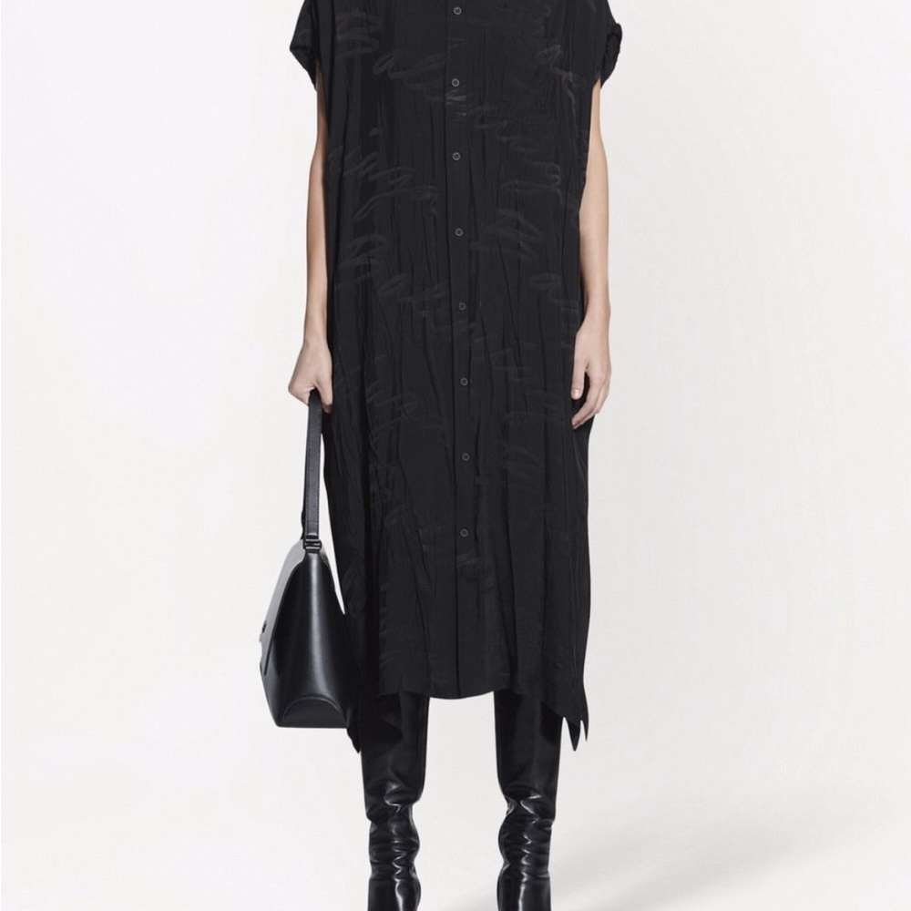 Balenciaga black dress
